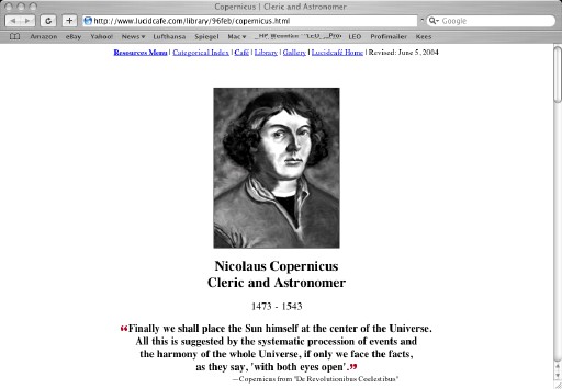 Figure 2.1: Nicolaus Copernicus