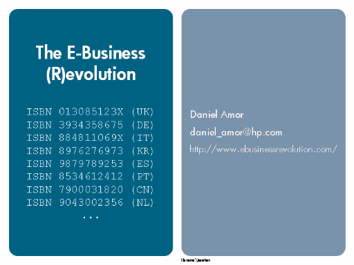 The E-Business (R)Evolution