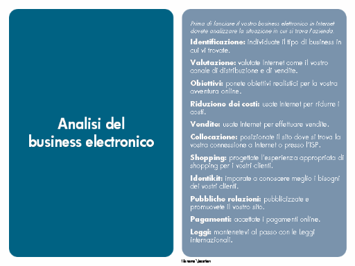 Analisi del business electronico